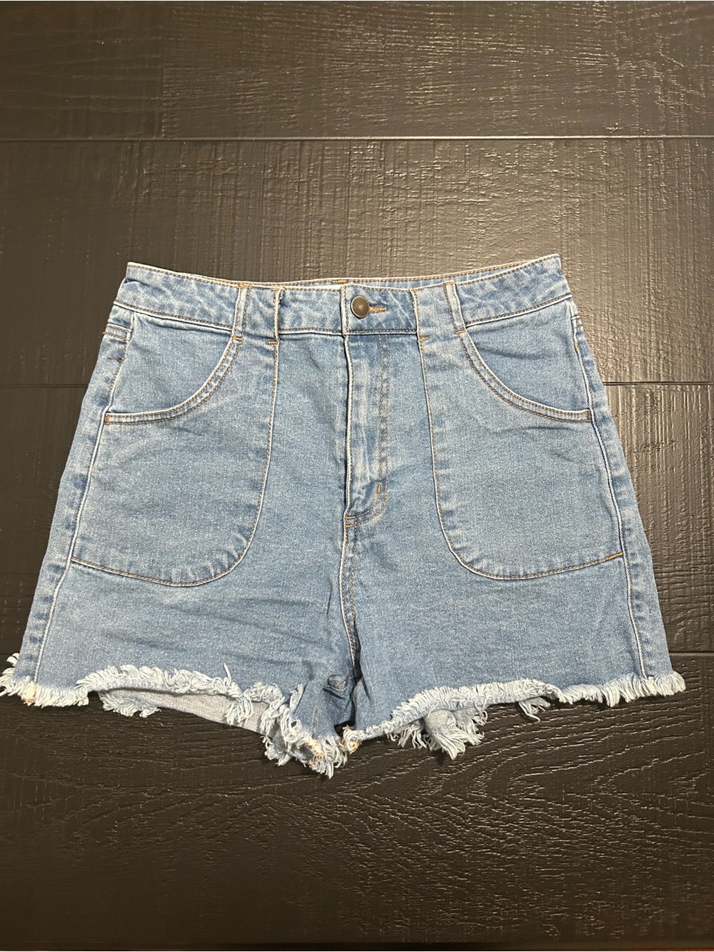 Tinseltown Light Blue Denim Jeans Waistband Detail - Picture 2 of 5